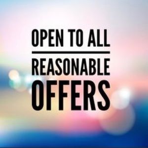 Offers on anything in closet. Just help me get rid